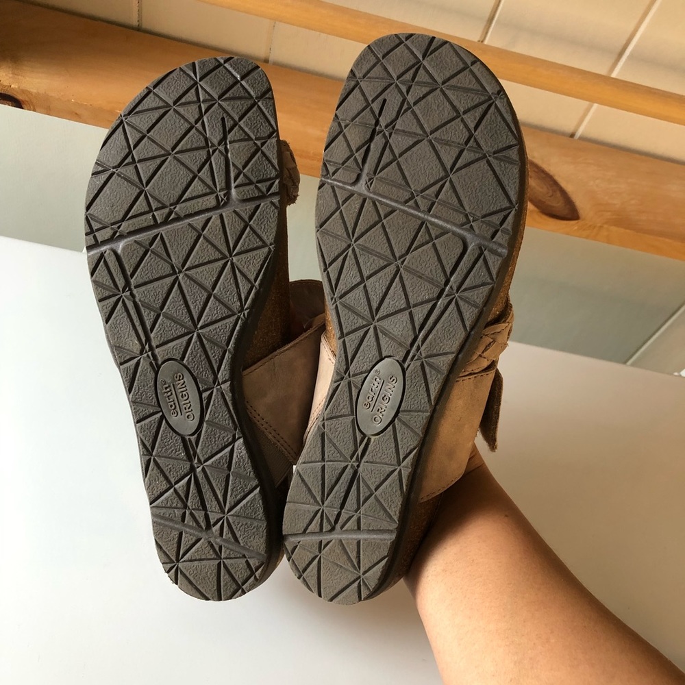 * EARTH ORIGINS Stone Braided Adjustable Strap Thong Women’s size 10 Sandals - Picture 9 of 11